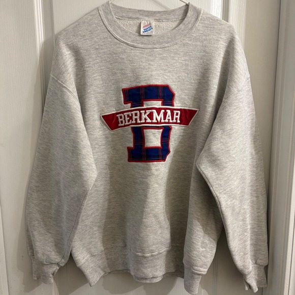 Jerzees Other - Vintage Jerzees Super Sweats Berkmar High School Sweatshirt Gray Mens Large USA